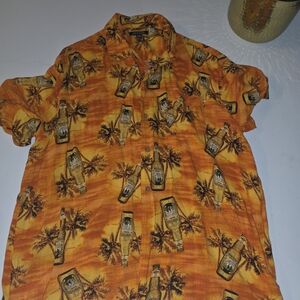 Tropical Orange Men's Shirt